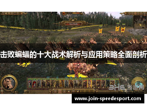 击败蝙蝠的十大战术解析与应用策略全面剖析