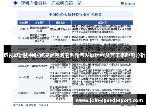 透视欧洲协会联赛决赛规则的创新与发展历程及其未来趋势分析